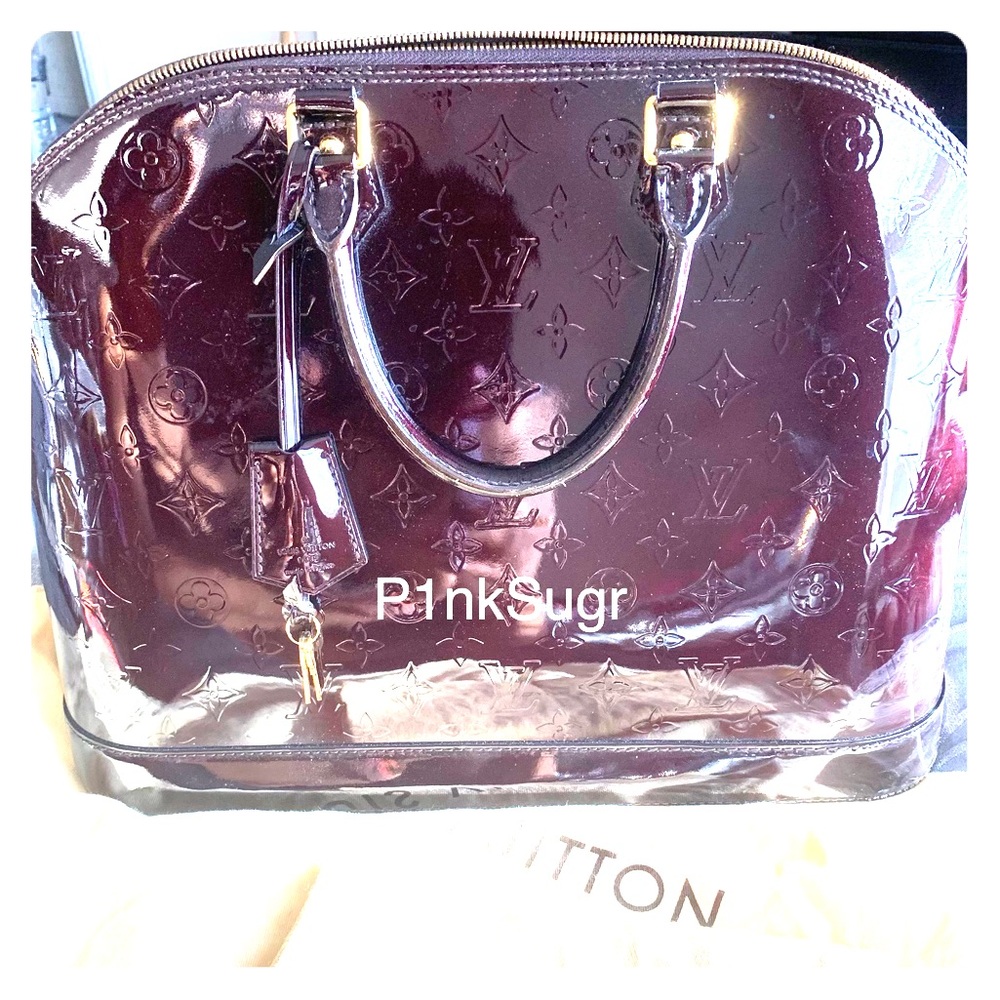Authentic Louis Vuitton Amarante Alma Gm